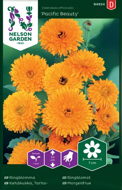 TARHAKEHÄKUKKA PACIFIC BEAUTY - Kehäkukan siemenet - 7312600949249 - 2