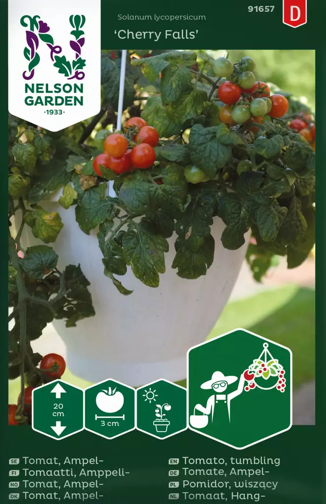 AMPPELITOMAATTI CHERRY FALLS - Tomaatin siemenet - 7312600916579 - 1