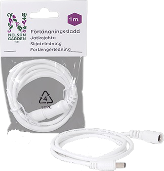 JATKOJOHTO DC HALK. 6,3 MM 1 M - Kasvilamput - 7312600055629 - 2