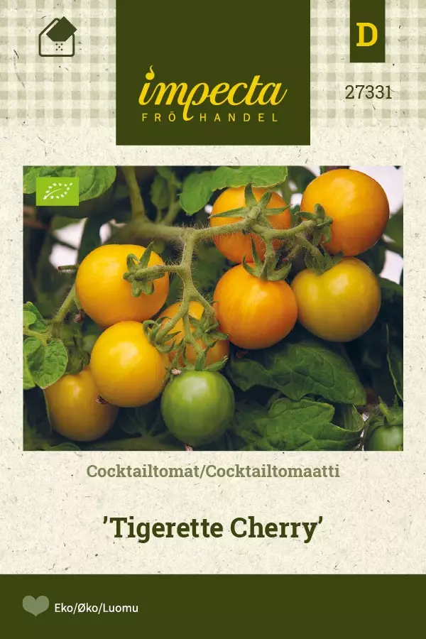 COCKTAILTOMAATTI TIGERETTE CHERRY - Tomaatin siemenet - 7332756273319 - 1