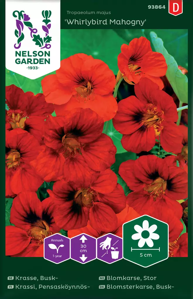 PENSASKÖYNNÖSKRASSI WHIRLYBIRD MAHOGNY - Krassin siemenet - 7312600938649 - 2