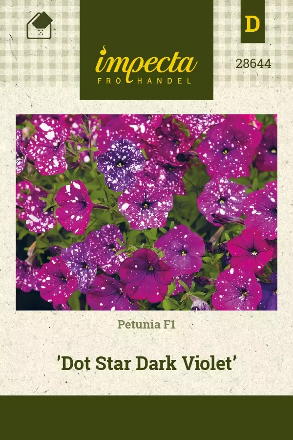 PETUNIA DOT STAR DARK VIOLET - Muut kesäkukkien siemenet - 7332756286449 - 1