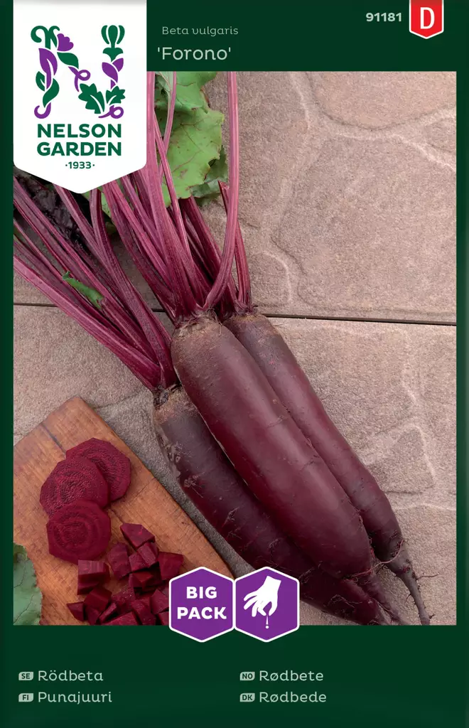 PUNAJUURI FORONO, BIG PACK - Punajuuren siemenet - 7312600911819 - 2