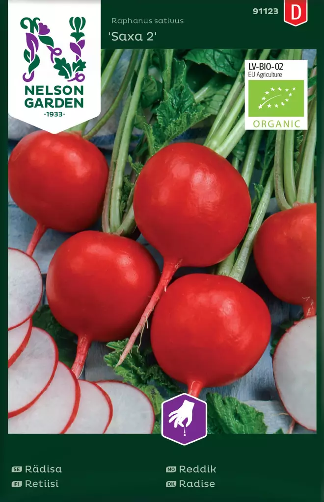 RETIISI SAXA 2, LUOMUSIEMEN - Muut vihannesten siemenet - 7312600911239 - 2