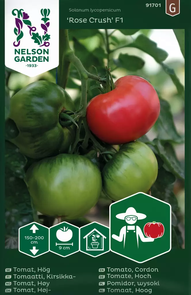 TOMAATTI ROSE CRUSH F1 - Tomaatin siemenet - 7312600917019 - 1